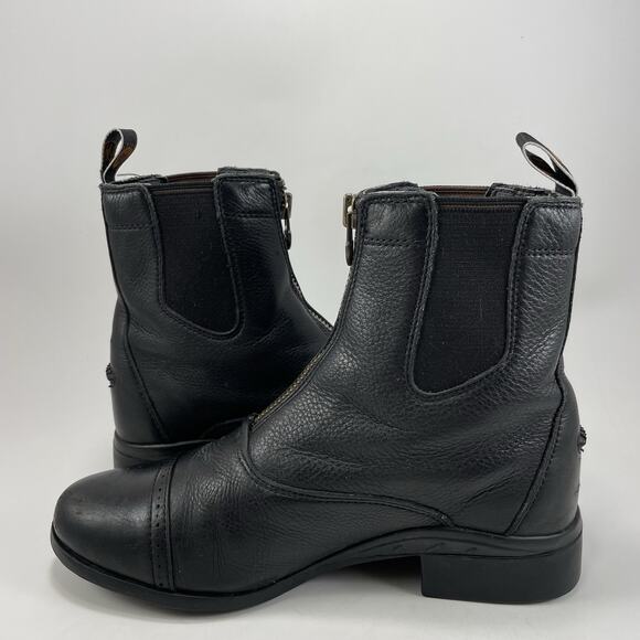 Ariat Heritage Breeze Paddock Zip Leather Ankle Booties Black Womens Size 7.5 B - Picture 10 of 11